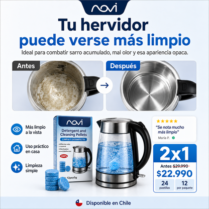 Pastillas Anti Sarro Para Hervidor - Tetera - Termos